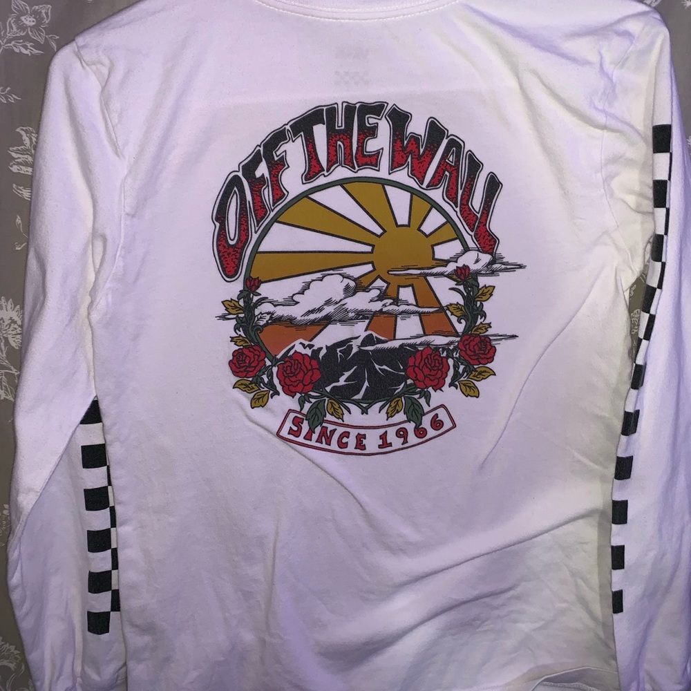 White vans long sleeve shirt
